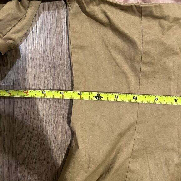 majorelle Double-Breasted khaki off shoulder Dress - Picture 10 of 10